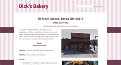 Desktop Screenshot of dicksbakeryberea.com